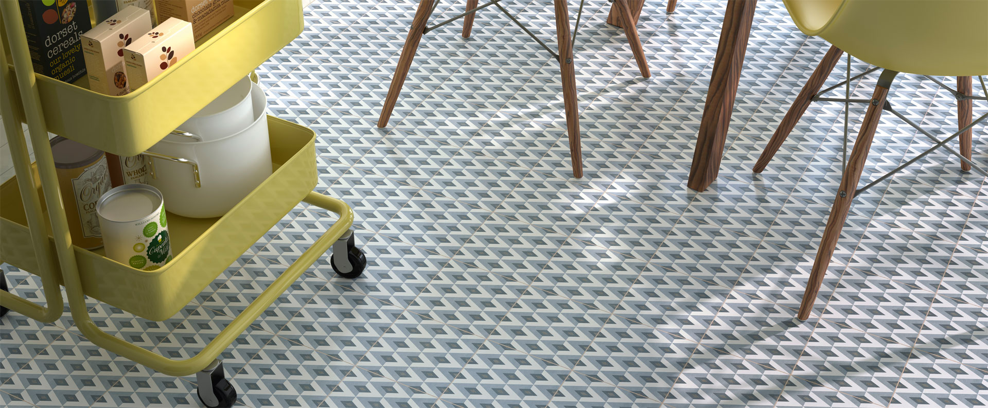 Deco Fiorella Patterned Floor Tiles