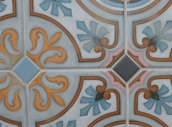 Octagon Cabaret Diglas & Blue Taco Floor Tile (200x200mm) - Image 6