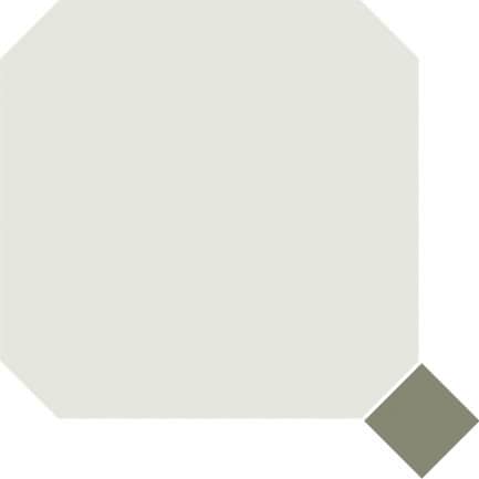 Octagon Georgian White 200x200 & Green Taco