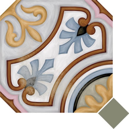 Octagon Georgian Diglas 200x200 & Green Taco