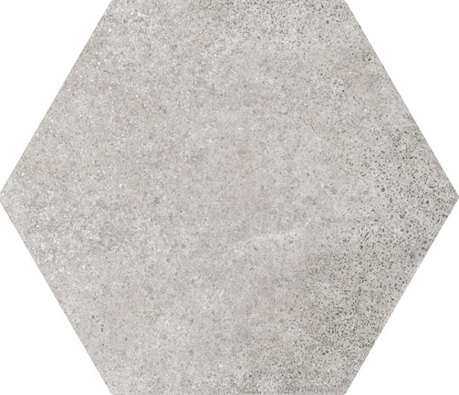 Hexagon Cement Grey floor 175x200x8mm