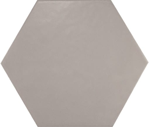Hexagon Satin Grey floor tile 175x200x8mm