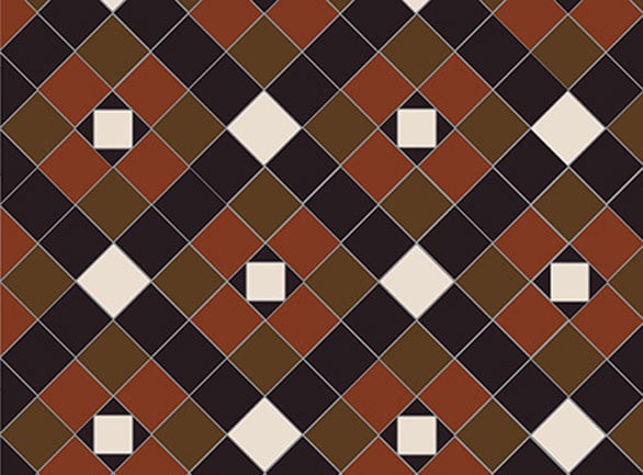 Olde English Heritage Pattern Floor per m2