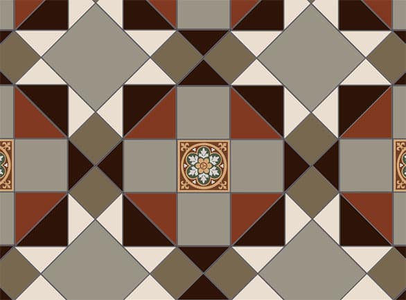Olde English Oslo Pattern  Floor per m2