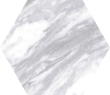 Marmo Bardiglio Hexagon Light Grey 175x200x8m