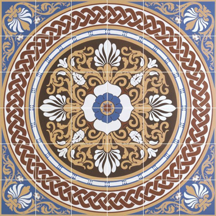 Olde English Lords Blue 36 Tile Set 916x916