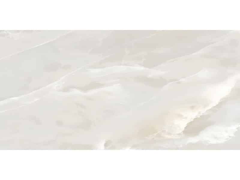 Polished natural stone effect porcelain wall and floor tile