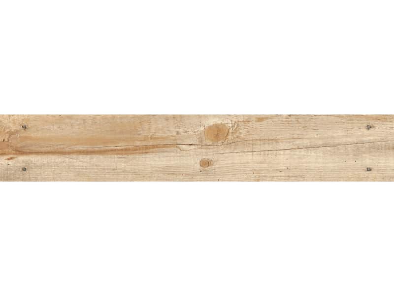 Wood effect porcelain wall and floor tile, printed plank on the tile