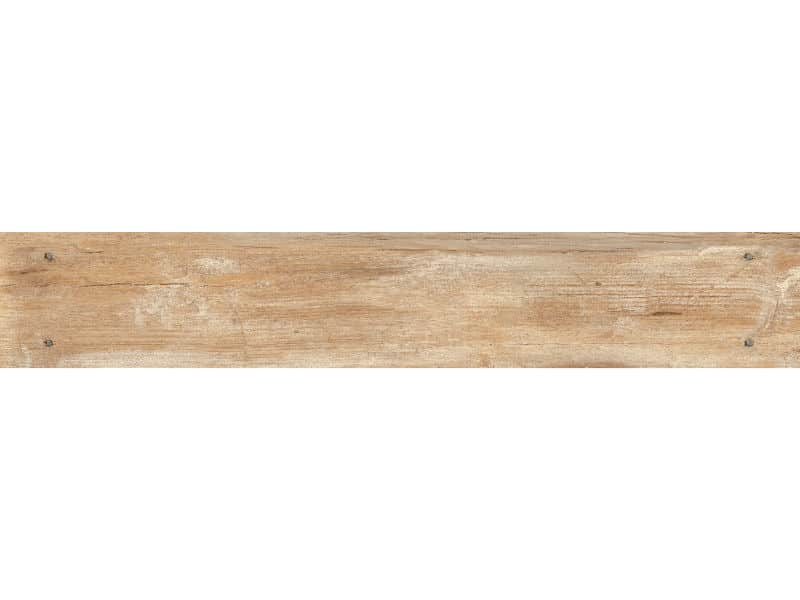Wood effect porcelain wall and floor tile, printed plank on the tile