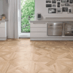 Wood effect crate floor tiles 600x600mm