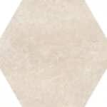 hexagon cement beige wall and floor tiles