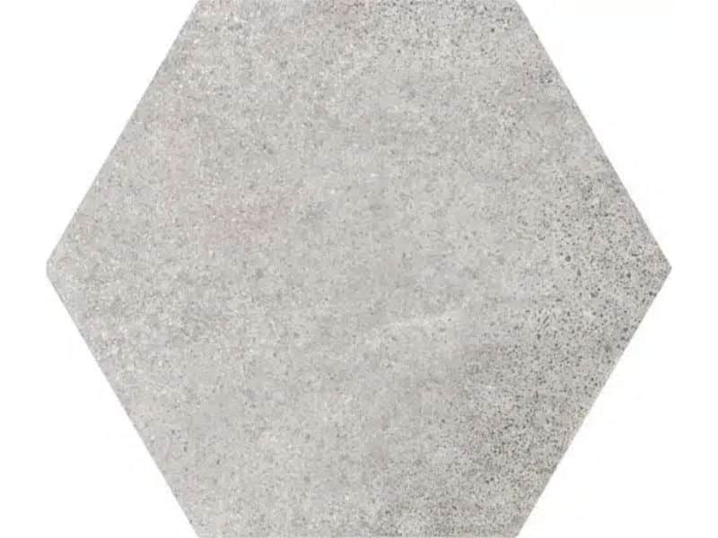 hexagon cement grey wall and floor tiles