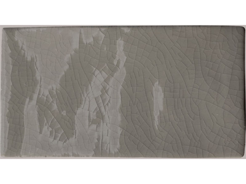 crackle glaze wall tiles 150x75mm dark grey