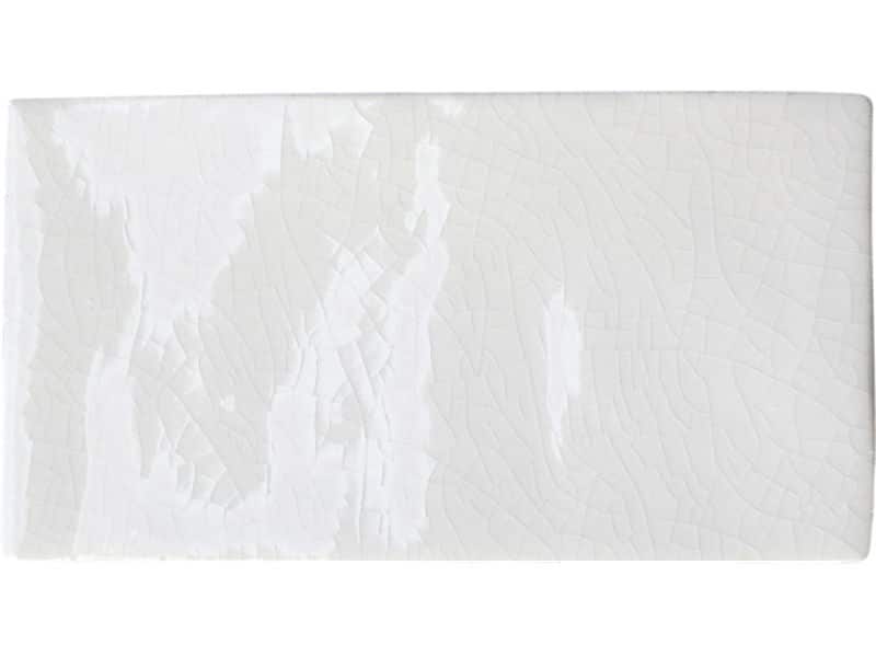 crackle glaze wall tiles 150x75mm white