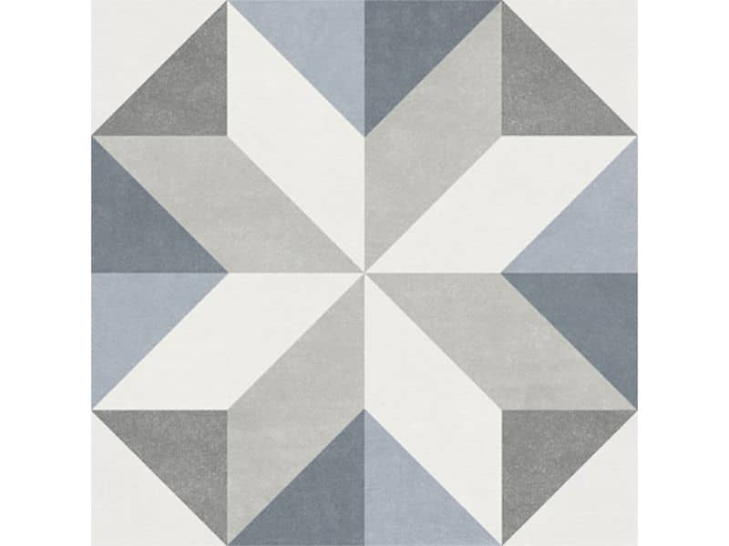 patterned deco fleur wall and floor tiles 150x150mm