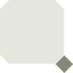Octagon floor tiles 200x200mm with colour inserts