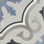 patterned deco fleur wall and floor tiles 150x150mm