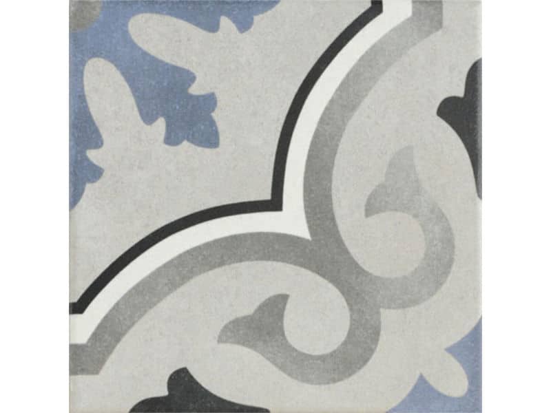 patterned deco fleur wall and floor tiles 150x150mm