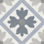 patterned deco fleur wall and floor tiles 150x150mm