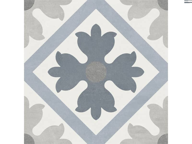 patterned deco fleur wall and floor tiles 150x150mm