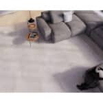 Polished natural stone effect porcelain wall and floor tile