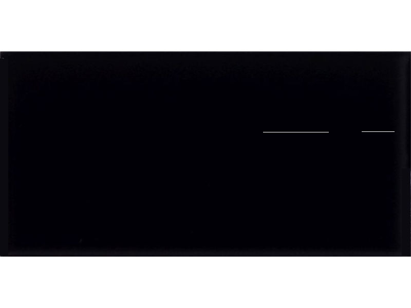 black metro gloss finish wall tiles 200x100mm