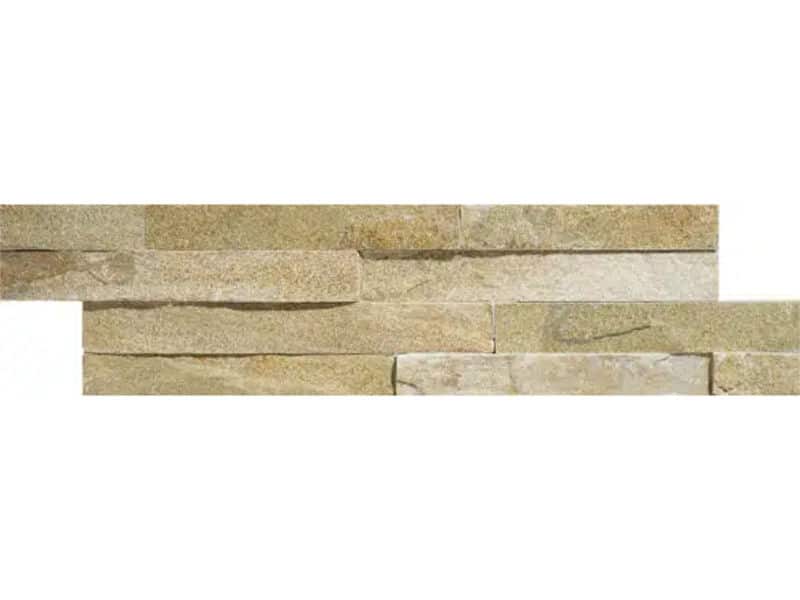 Splitface natural stone wall tiles 100x360mm multiple colours