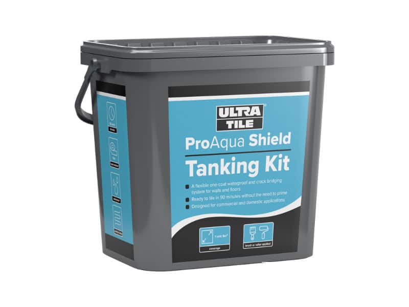 Ultra tile pro aqua shield tanking kit for showers and wetrooms