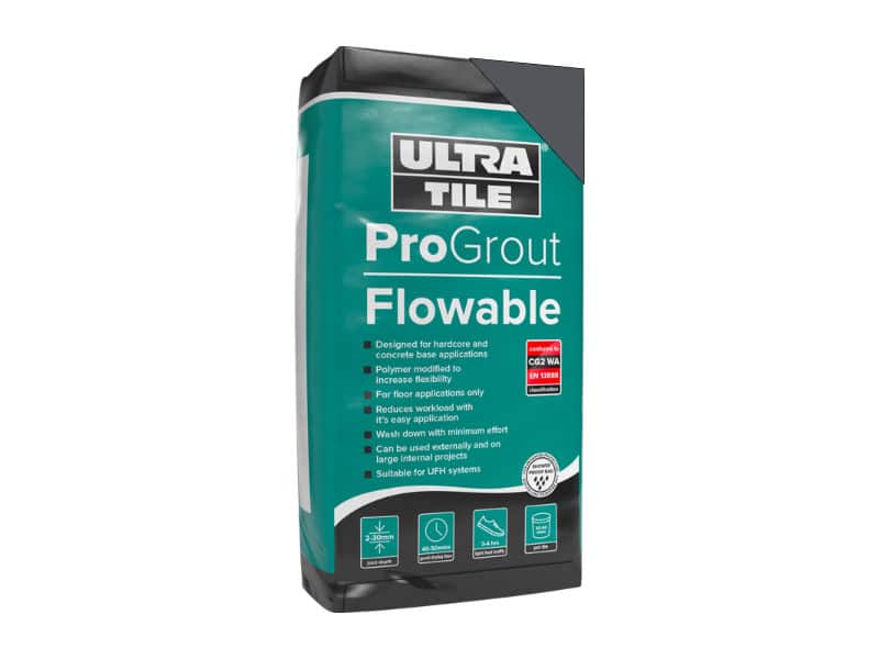 UltraTile pro grout flowable 15kg bags multiple colours