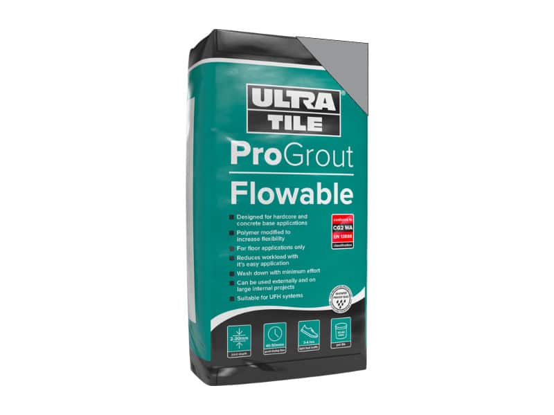 UltraTile pro grout flowable 15kg bags multiple colours
