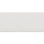 White gloss bevel ceramic wall tiles 300x100mm