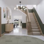 tile backerboard in various thickness to install tiles with a thermal insulation
