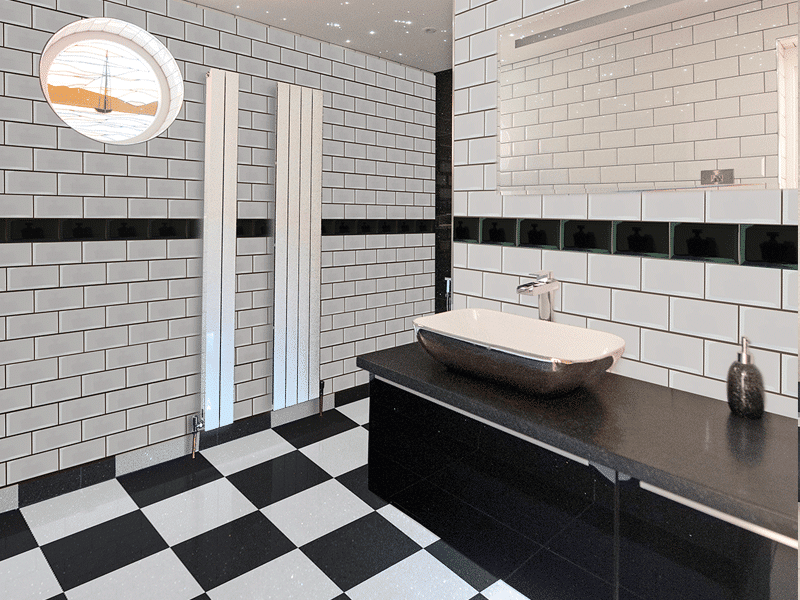 metro gloss bevel 200x100mm ceramic wall tiles