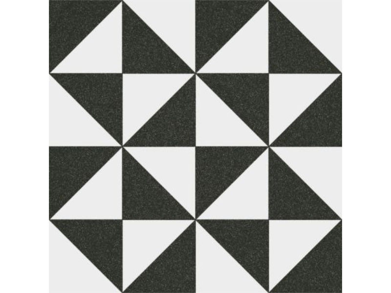 pattern black and white terrades wall and floor tiles 200x200mm