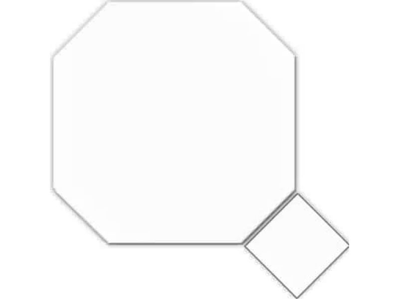Octagon floor tiles 316x316mm with colour inserts