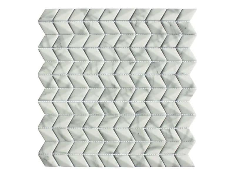 Copenhagen Carrara Diamond Mosaic