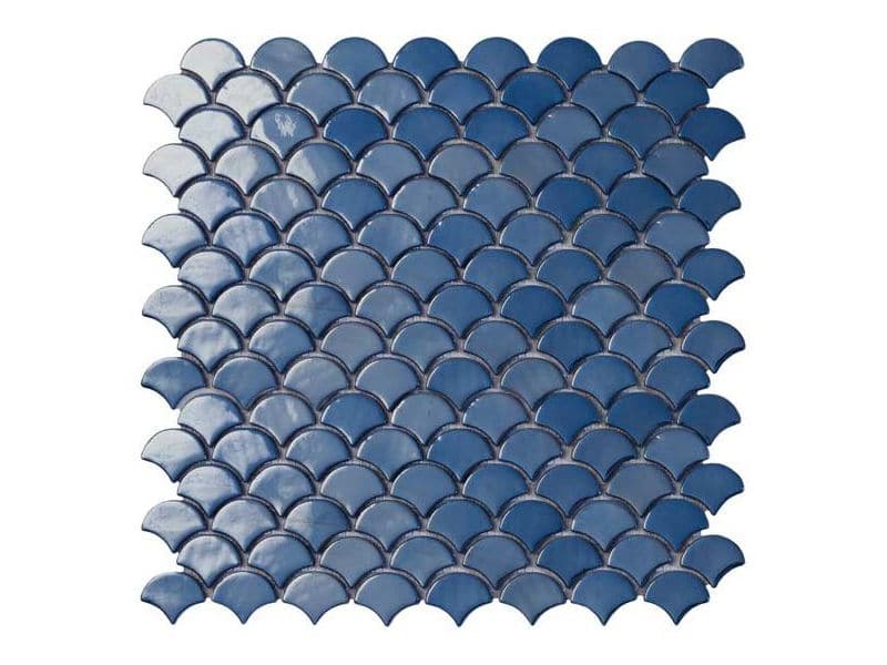 Galapagos Dark Blue Glass Mosaic