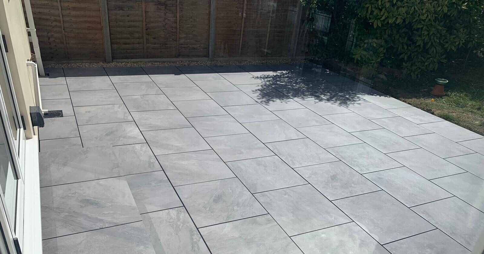 Mirage Grey on a Patio Area