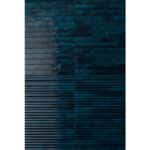 Slim porcelain gloss wall tile with a ripple effect