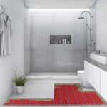 warmup DCM pro underfloor heating on wetroom floor